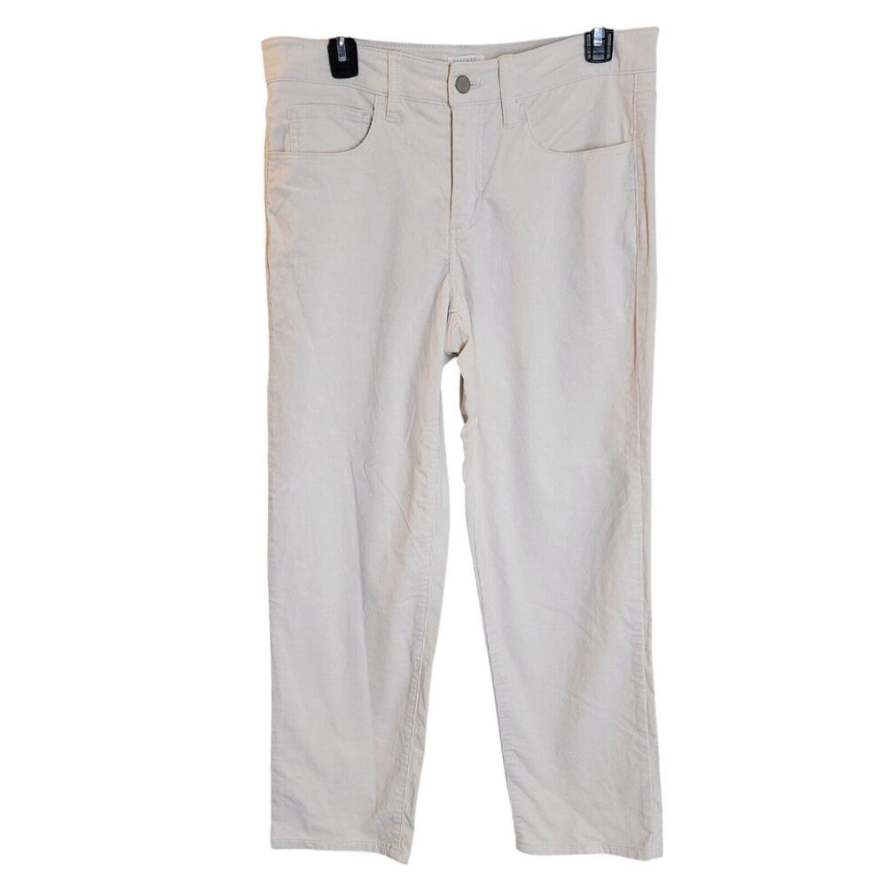 Market & Spruce Womens Size 8 Beige Solid Corduroy Pants